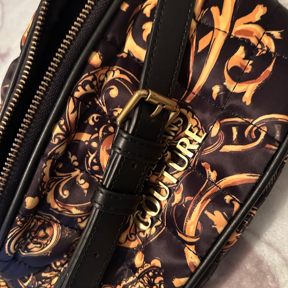 Juicy Couture Black and Gold Quilted Bag